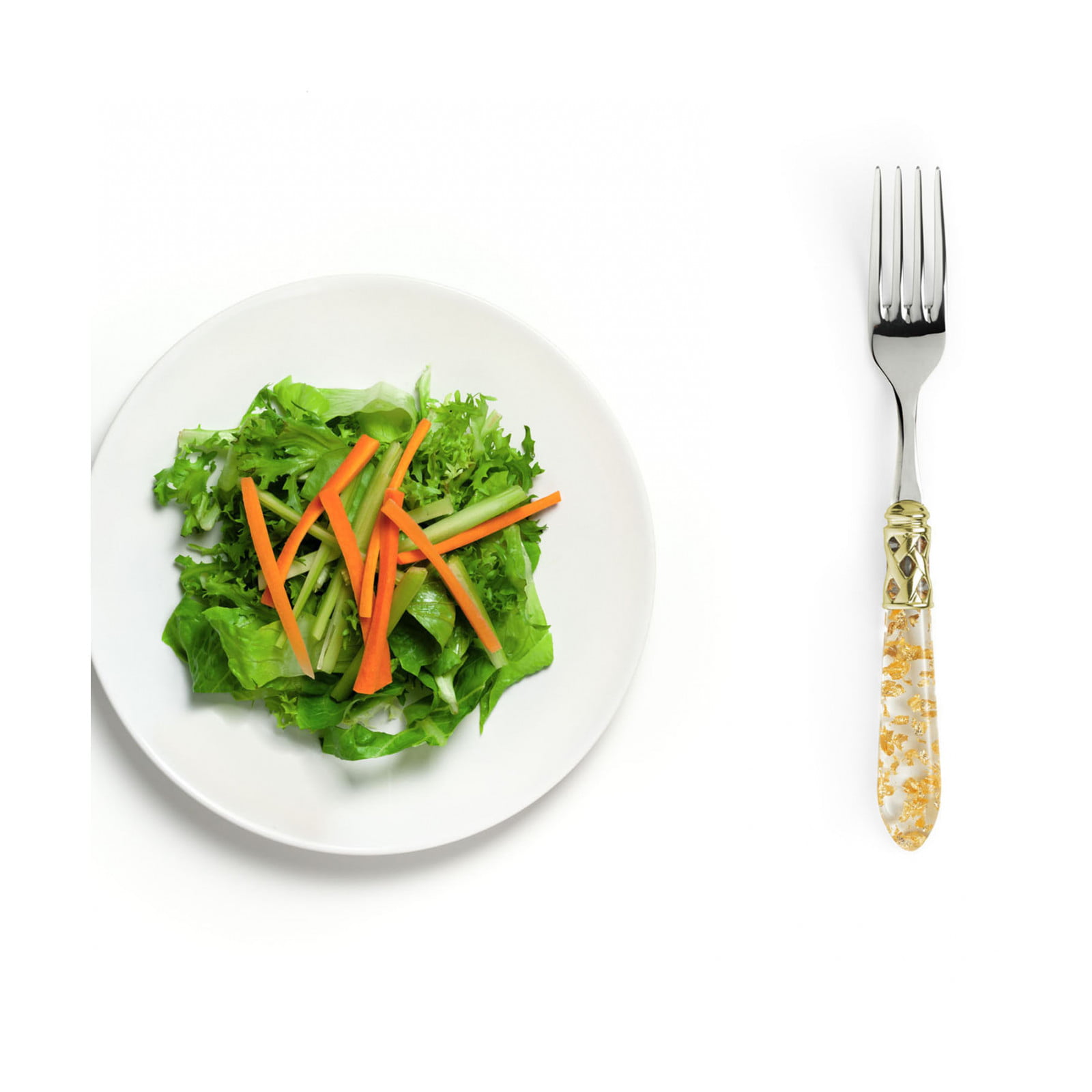 Bugatti 24Pcs Cutlery Set - 18/10 - Gold Flakes - Image 2