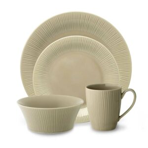 Noritake16Pcs Dinner Set For 4 Person-Conifere Taupe