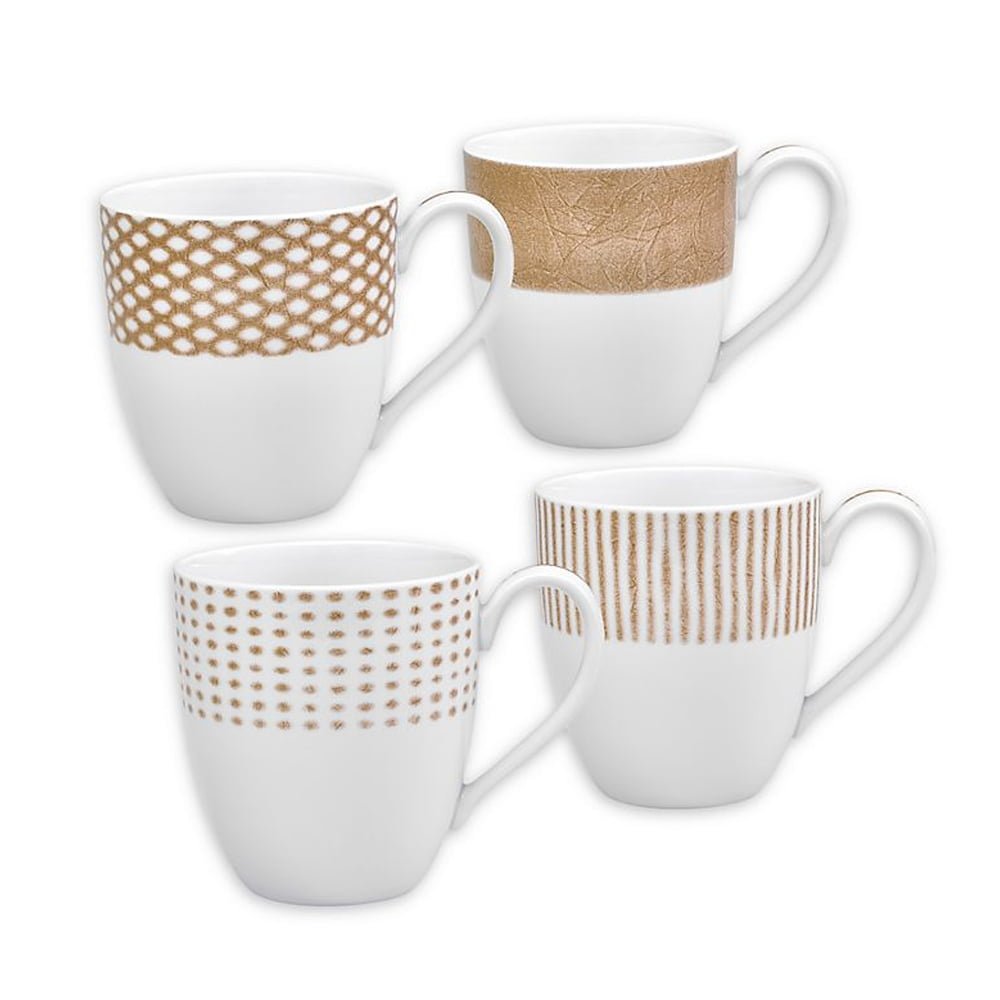Noritake 4Pcs Mug Set With Gift Box - Hammock Khaki