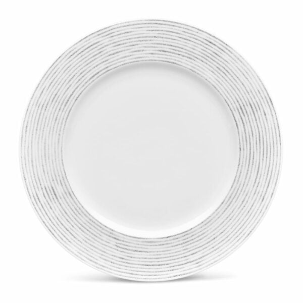 Noritake 12Pcs Dinner Set (Rim) For 4 Persons - Hammock Grey - Image 3