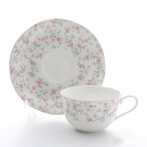 Noritake Cup And Saucer Pair Set - Cutie Rose - Image 3