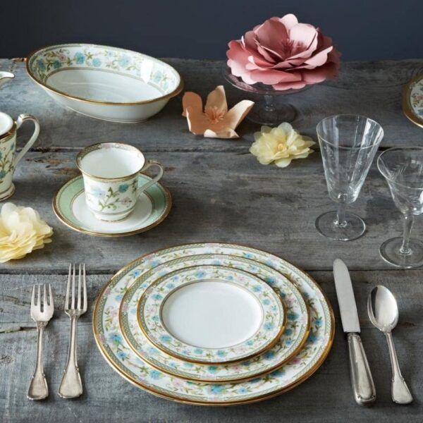 Noritake 7Pcs Couple Breakfast Set With Small Teapot - Yoshino - Image 5