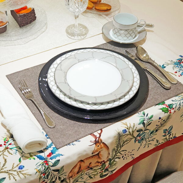 Artemis Charger Plate 33 Cm Round - Fabrica  M013 Black - Image 4