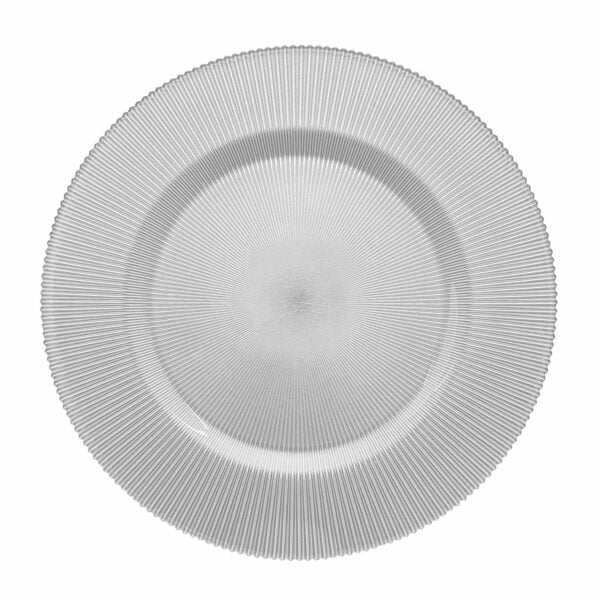 Artemis Charger Plate 33Cm Round - Seashell Light Grey