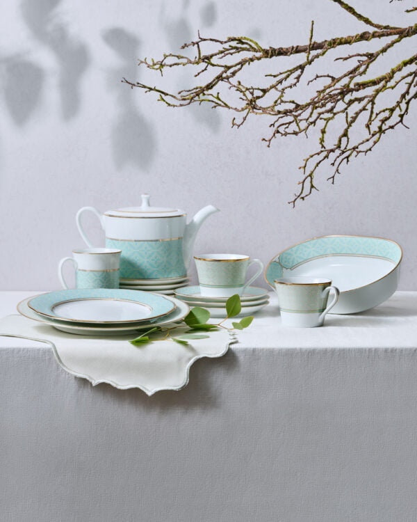 Noritake 50Pcs Dinner Set For 6 Person -Mayfair Mint - Image 12