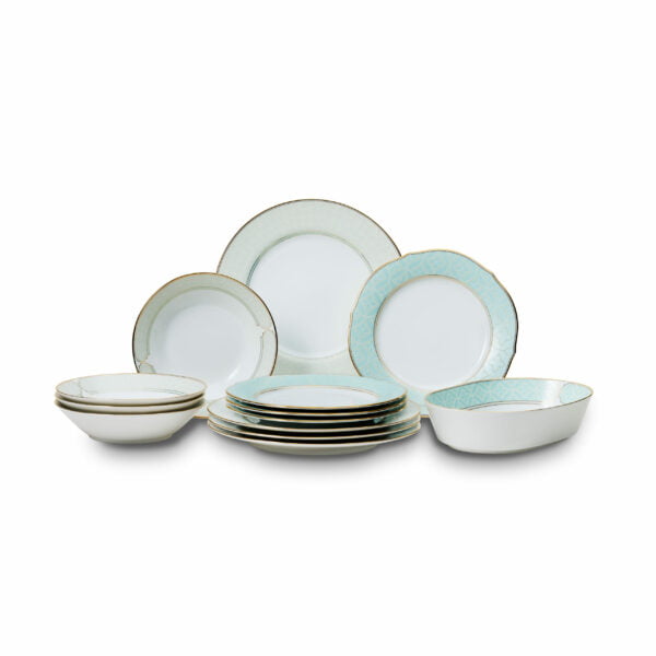 Noritake 50Pcs Dinner Set For 6 Person -Mayfair Mint