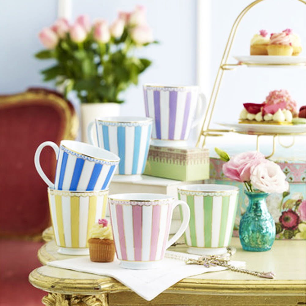 Noritake Carnivale Breakfast Set Apple Green W/Gift Box - Image 6