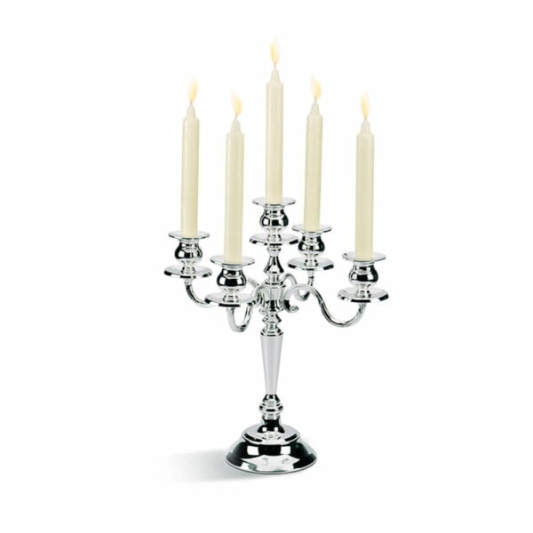 Chinelli Classic Silver Candleholder 5 Flames