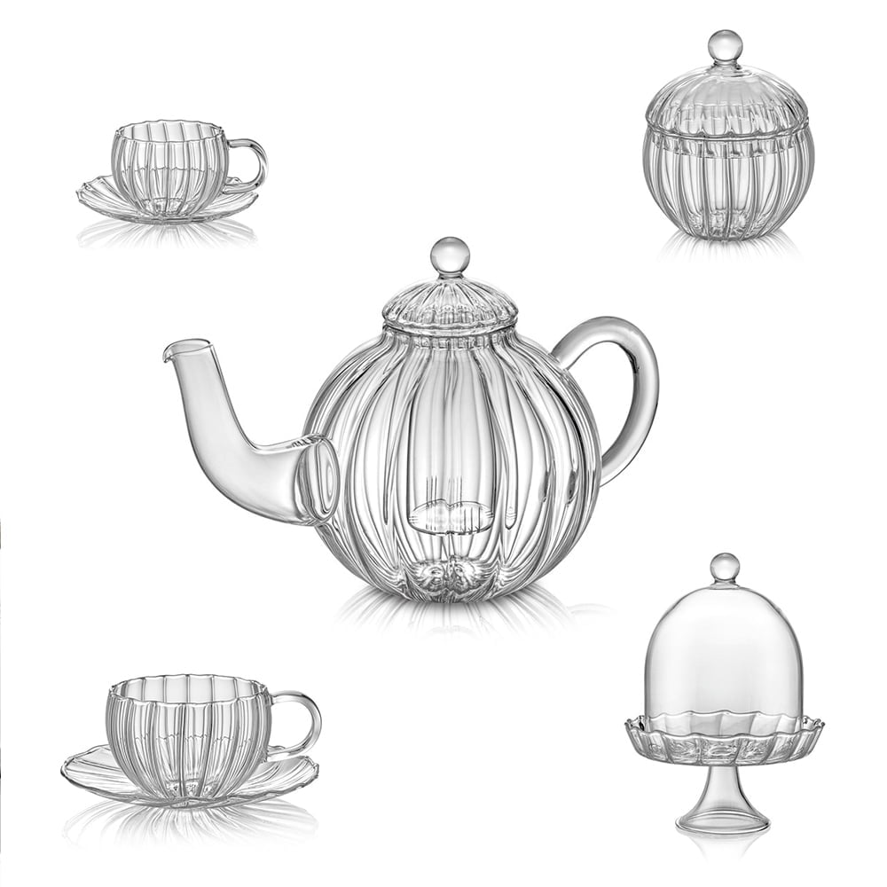 IVV Coffee & Tea Set2 Tea Cup With Saucer-Optic Clear - Image 2