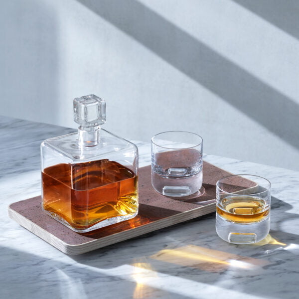 LSA LSA Cask Whisky Connoisseur Set Clear And Ash Cork Tray L 20Cm* - Image 2