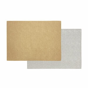 Artemis 2 Colors Placemat Rectangular - Chain Gold/Chain Beige Silvery