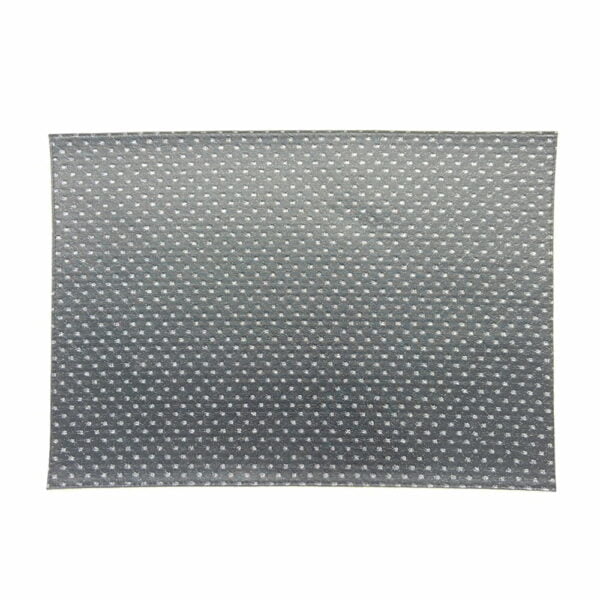 Artemis 2 Colors Placemat - Punto Black Silver & White Silver Glitter Points - Image 4