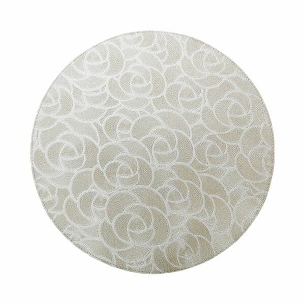 Artemis 2 Colors Round Mat - Rose Beige & Rose Stone - Image 3