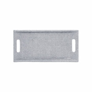 Artemis Tray With Handle - Small - Chain Beige Silvery