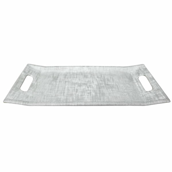 Artemis Tray Handle Small 37Cm X 18.5Cm X 3Cm - Firenze Silver 14S