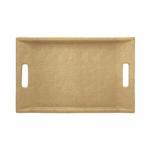 Artemis Tray With Handle - Medium - Chain Gold