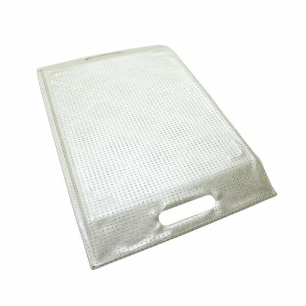 Artemis Tray Handle Medium 45Cm X 32Cm X 3Xm - White Silver Points - Image 3