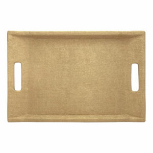 Artemis Tray With Handle - Large - Chain Gold