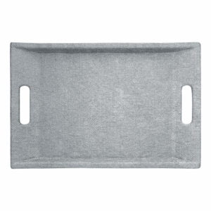 Artemis Tray With Handle - Large - Chain Beige Silvery