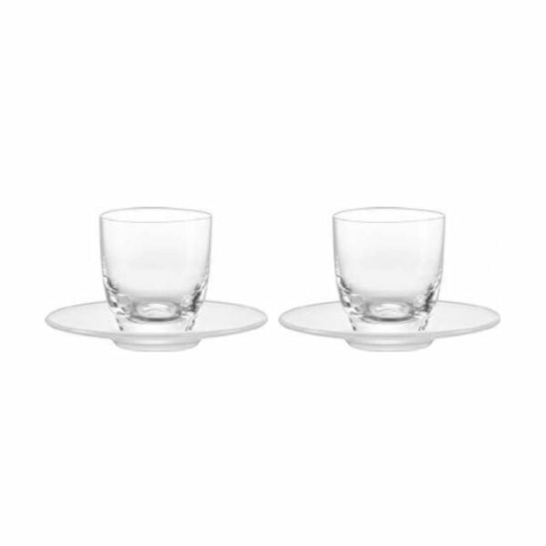 Eisch Sensis Plus - 2 Espresso Set In Gift Box (Clear)