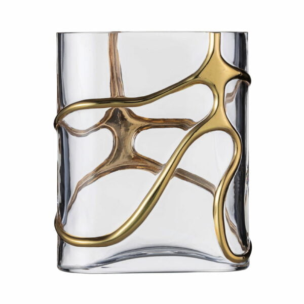 Eisch Stargate 30Cm Vase Gold