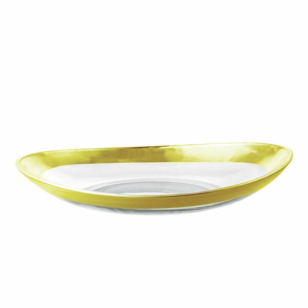 Eisch Puro Gold Bowl Large Oval 40Cm