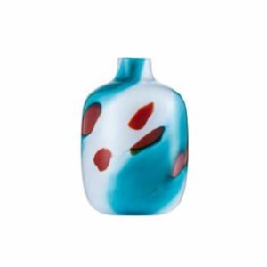 Eisch Stone Vase 170Mm In Gift Box - Turquoise