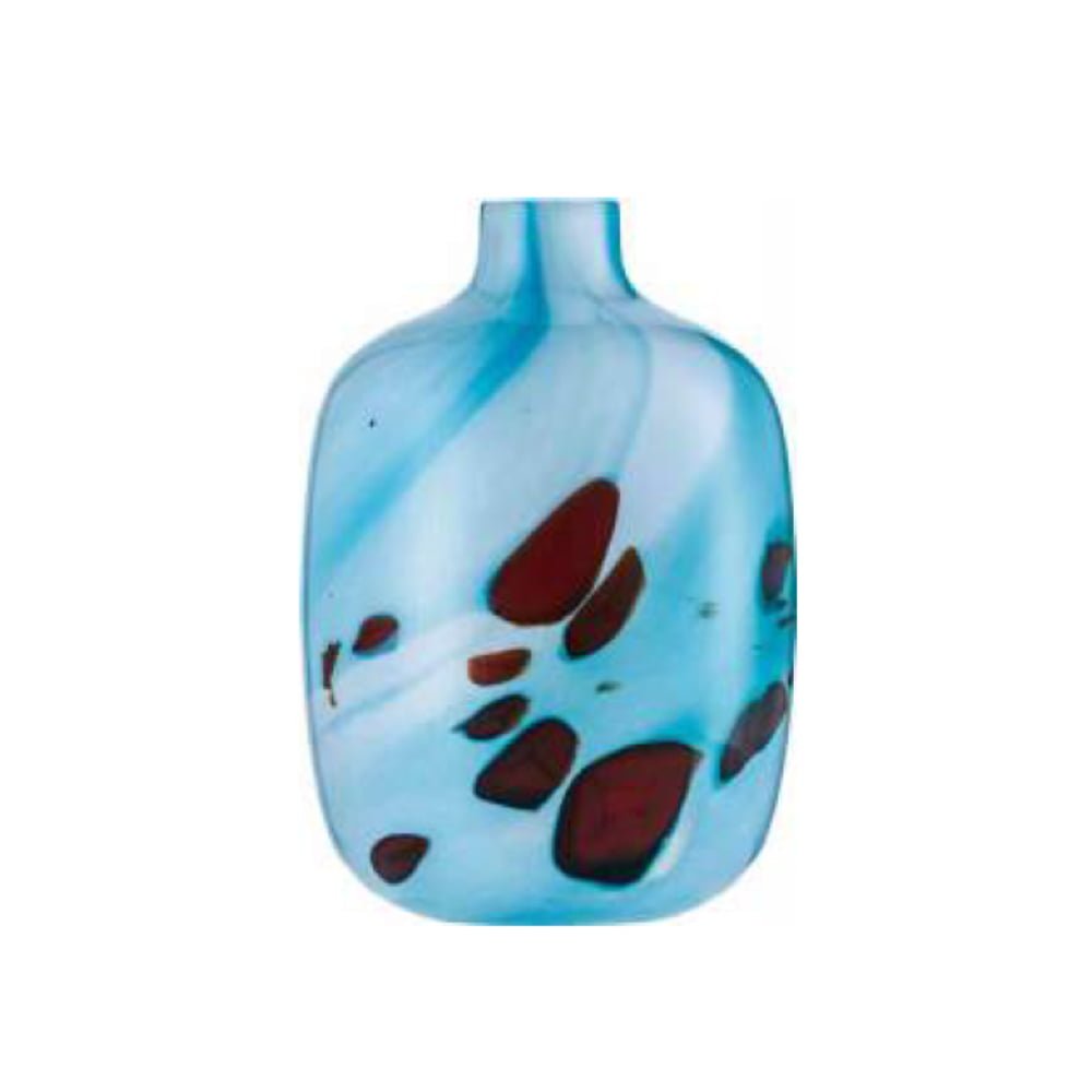 Eisch Stone Vase 203Mm In Gift Box-Turquoise