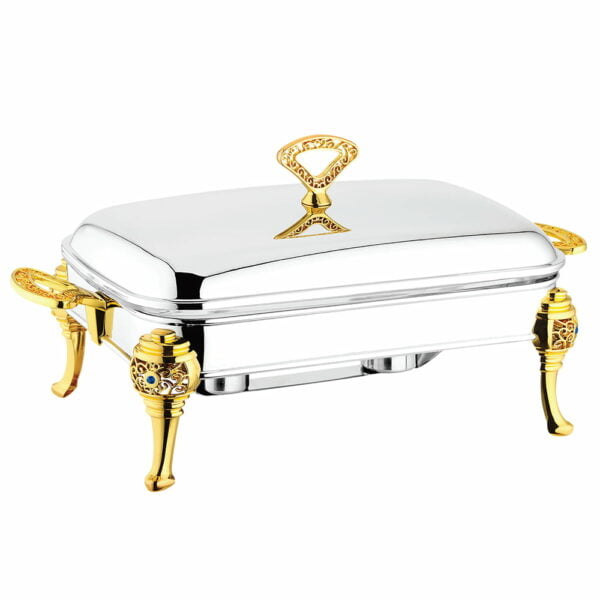 Equinox Stainless Steel Rectangle Food Warmer 2.5L - 2 Sets - Image 3