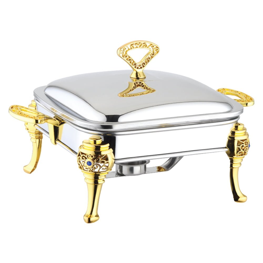 Equinox Stainless Steel Square Food Warmer 1.8L - Image 2