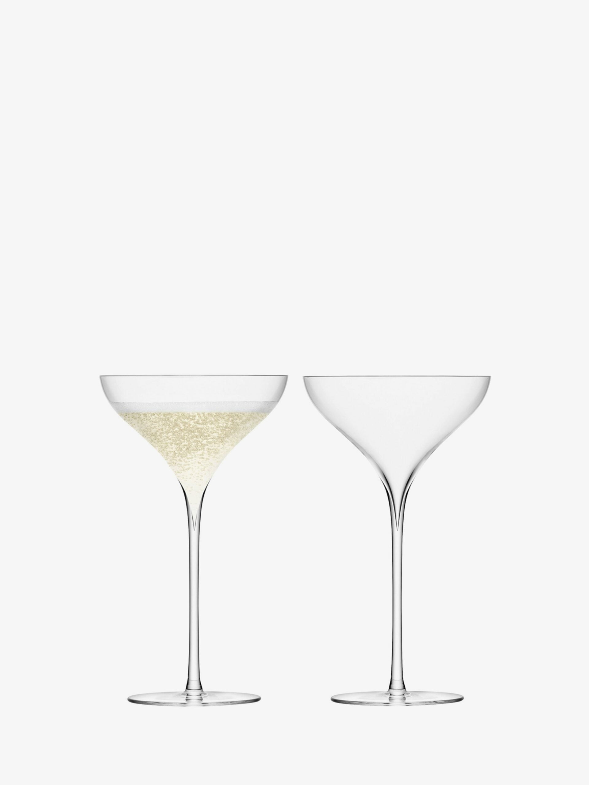 LSA Savoy Champagne Saucer 250Ml Platinum X 2 - Image 3