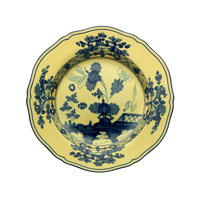 Ginori Flat Dinner Plate Cm 26,5-Oriente Ita.Citrino (Yellow)