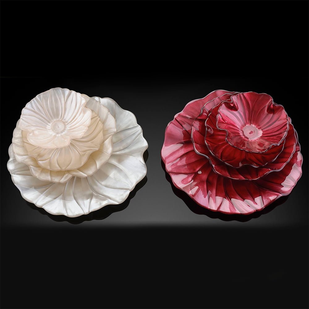 IVV Magnolia Plate Pearly Ivory Decoration - Artelia