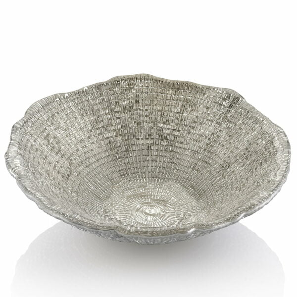 IVV Diamante Ind. Bowl Beige Chrome Decoration