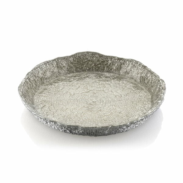 IVV Diamante' Fruitbowl Beige Chrome Decoration