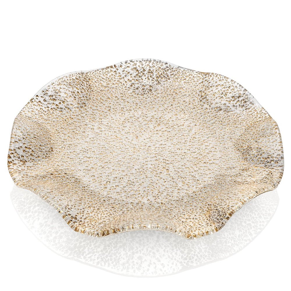 IVV Special Scalloped Plate Gold Decoration