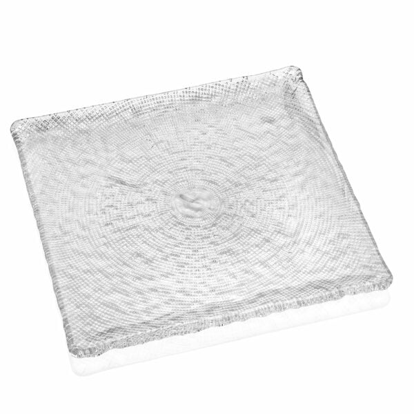 Diamante Square Charger Plate Clear (6899.2)