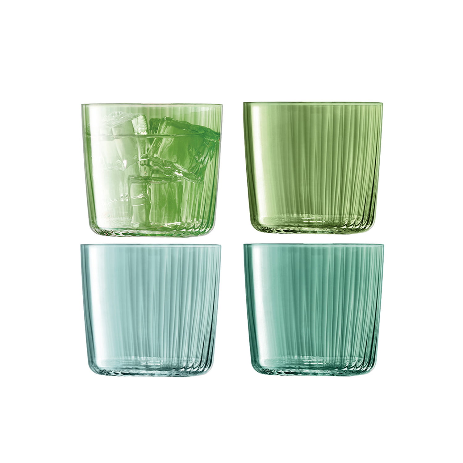 LSA Gems Tumbler 310Ml Assorted Jade X 4