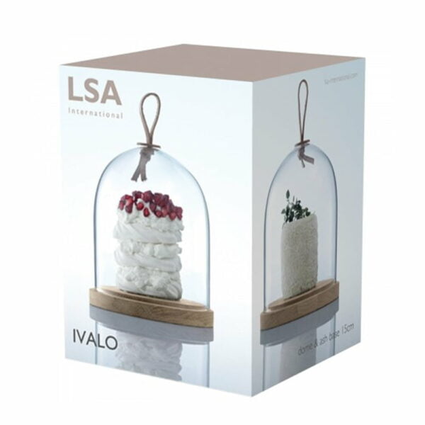 LSA Ivalo Dome & Ash Base Ø15Cm H15.5Cm Clear - Image 4