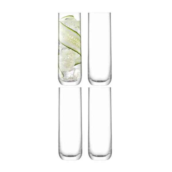 LSA Borough Highball 420Ml Clear X 4