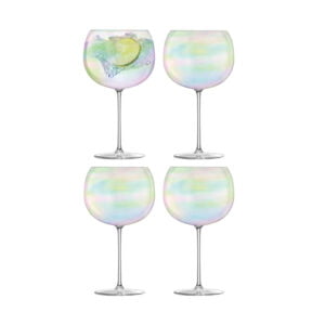 LSA Bubble Balloon Glass 680Ml Pearl X 4