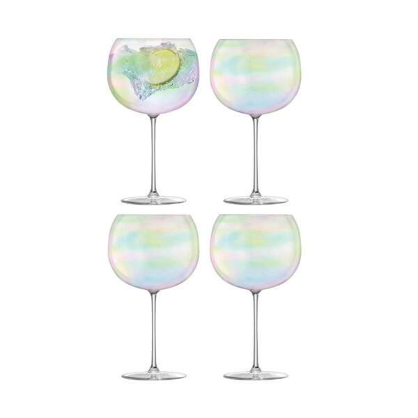LSA Bubble Balloon Glass 680Ml Pearl X 4