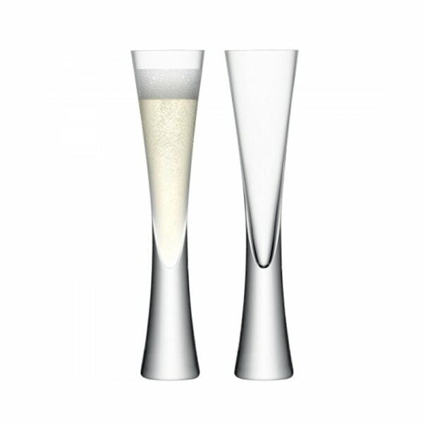 LSA Moya Champagne Flute 170Ml Clear X 2
