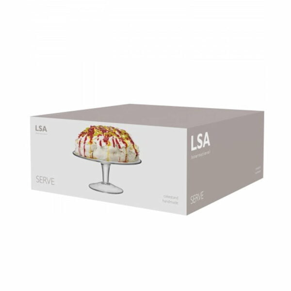 LSA Serve Cake Stand Ø31Cm Clear - Image 3