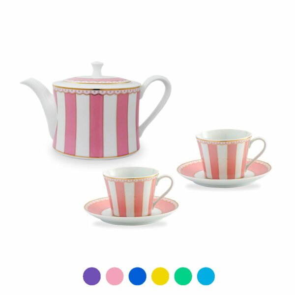 Noritake Carnivale 6Pcs Tea For Two Set With Gift Box - Carnivale Collection