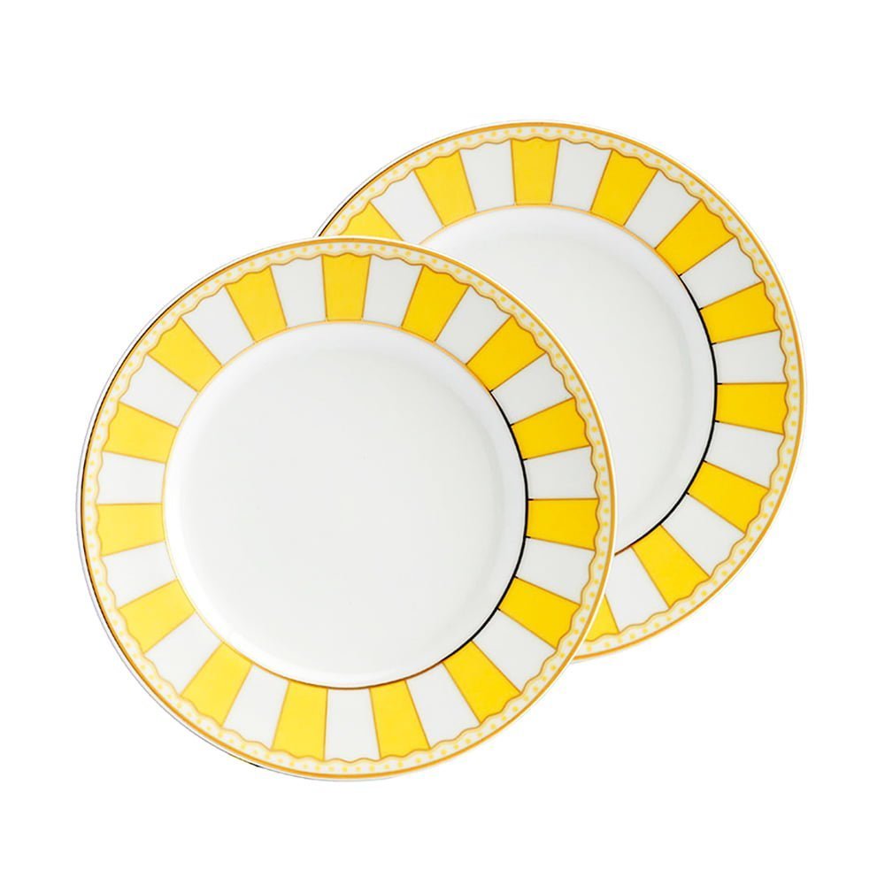 Noritake Carnivale Breakfast Set Yellow W/Gift Box - Image 3