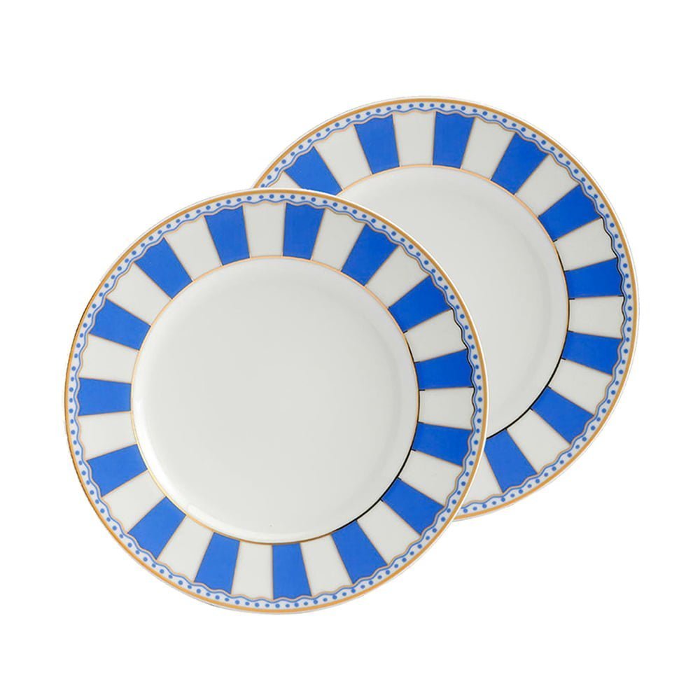 Noritake Carnivale Breakfast Set Blue W/Gift Box - Image 3