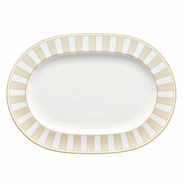 Noritake Oval Platter Lg 40.6Cm - Carnivale Champagne