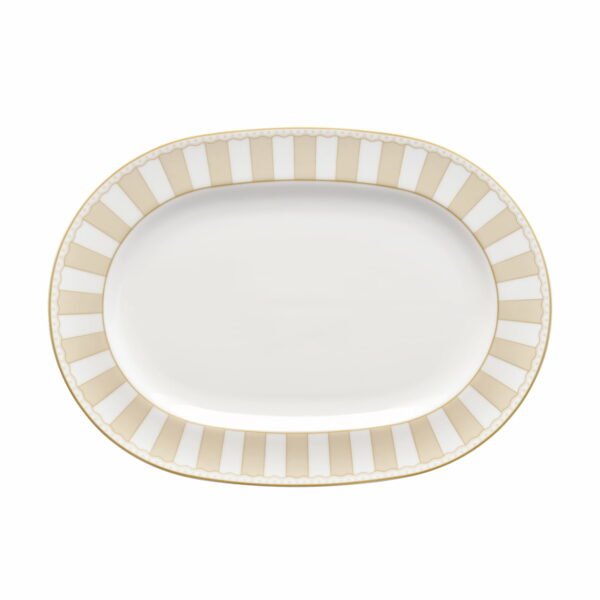 Noritake Oval Platter Md 35.3Cm - Carnivale Champagne
