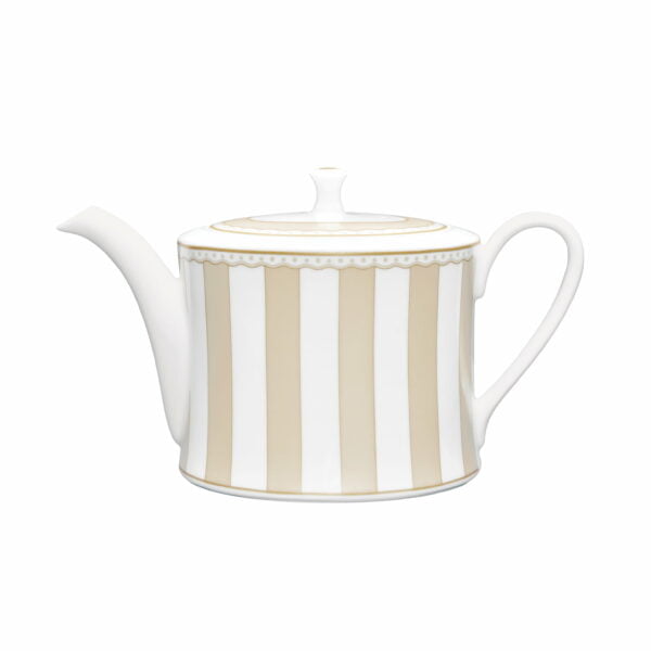 Noritake Teapot With Cover - Carnivale Champagne